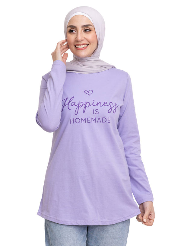 Lilac Printed Long-Sleeve Design 2
